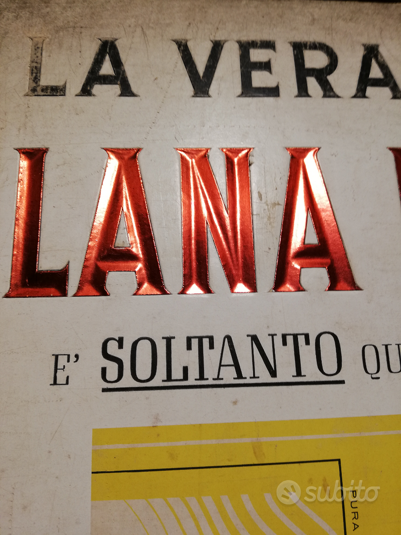 Vecchio cartello insegna pubblicitaria d'epoca - Collezionismo In vendita a  Cuneo