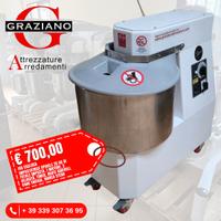 IMPASTATRICE SPIRALE 25 KG a 2 velocità STENO