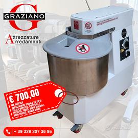 IMPASTATRICE SPIRALE 25 KG a 2 velocità STENO