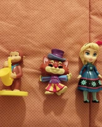 6 modellini vari - Lady Bug,Frozen,Alvin,44 Gatti