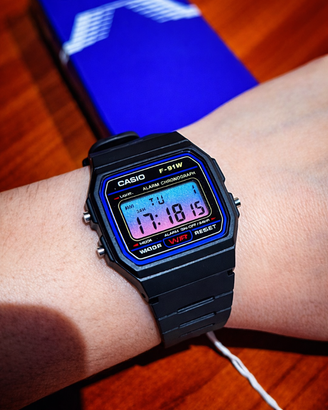Casio F-91W Neon Miami Vice / Vice City