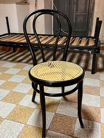 2sedie thonet paglia di vienna