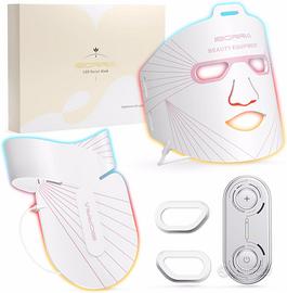 Maschera Facciale LED Viso Collo Décolleté IBORRIA