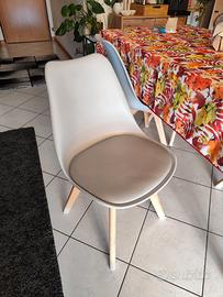 Sedie grigie scandinave