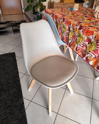 Sedie grigie scandinave
