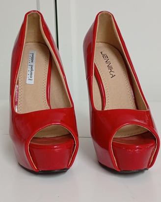 Scarpe donna, tacco 12, n.35. Jennika.