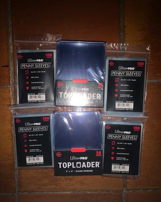 50 Toploader + 400 Sleeves Ultra PRO Pokemon