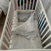 Lettino Foppapedretti con cassetto + materasso ecc