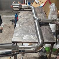 Scarico terminale sportivo Golf 7 doppia uscita 