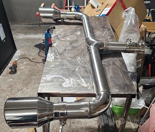 Scarico terminale sportivo Golf 7 doppia uscita 