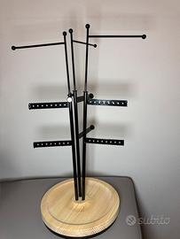 Espositore girevole da tavolo per gioielli