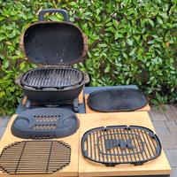 PKGrill PKGo Hibachi/FlipKit con plancha in ghisa