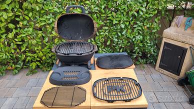 PKGrill PKGo Hibachi/FlipKit con plancha in ghisa