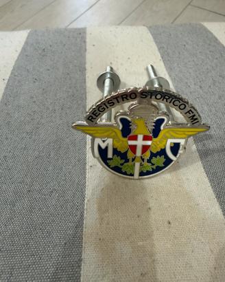 Fregio / Placca Registro Storico FMI per moto