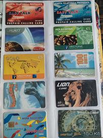 Collezione Schede Telefoniche Vintage Estere ed it