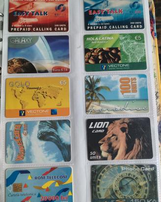 Collezione Schede Telefoniche Vintage Estere ed it
