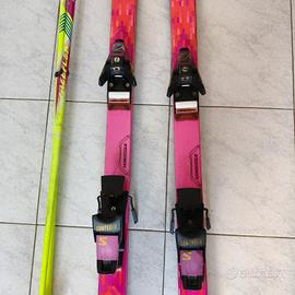 Coppia di Sci Vintage Salomon Equipe 9000