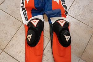 Pantaloni da moto in pelle Dainese 52 