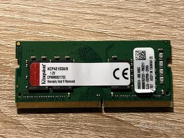 RAM Kingston 8 GB - PC4 - DDR4 - 2133 MHz - (RAM31