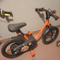 Bici bimbo 14" con rotelle staccabili