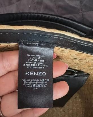 borsa Kenzo originale paglia e pelle