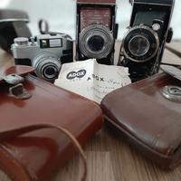 Macchine fotografiche degli anni Quaranta, tre