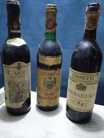 Lotto 3 Bottiglie Storiche da Collezione