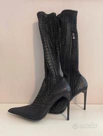 Le Silla Stivali in pelle di Pitone 