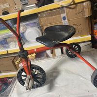 Triciclo bambini in metallo marca Giordani vintage