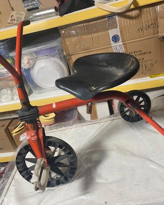 Triciclo bambini in metallo marca Giordani vintage