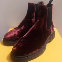 car shoe stivaletto bordeaux