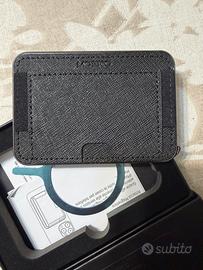 PORTAFOGLI MOERO M2 PRO VERA PELLE  MAG SAFE NUOVO