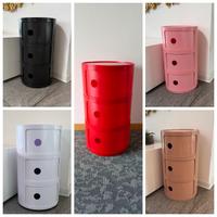 Comodino tre elementi - imitazione Kartell