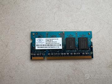 Ram ddr2 512MB sodimm