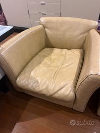 Poltrone Baxter in pelle