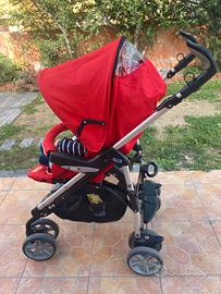Passeggino Trio Giordani Rosso