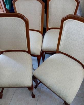 4 sedie beige chiaro