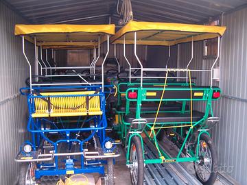 Risciò a pedali 4 posti