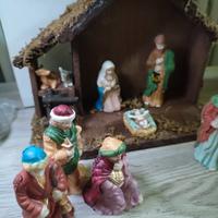 Presepe fatto a mano in ceramica 