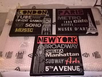 Vari quadri d'arredamento