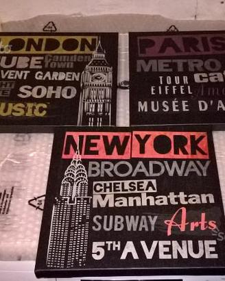 Vari quadri d'arredamento