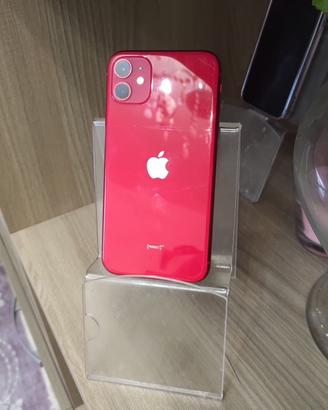 iPhone 11 rosso con 128GB