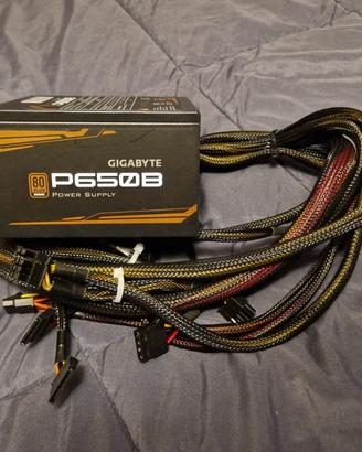 Alimentatore Gigabyte P650B 650W 80+ Bronze