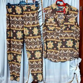 PANTALONE E CAMICIA ETNICO VINTAGE