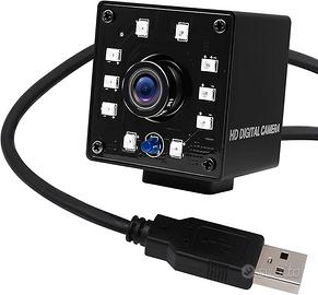 Telecamera USB visione infrarossi con LED IR