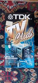 Videocassette TDK E-180TVCLEA VHS