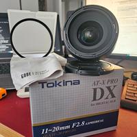 Obiettivo Tokina 11-20 mm f/2.8 AT-X PRO DX Canon