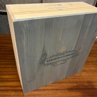 Cassetta di legno - ex vini - decorazione