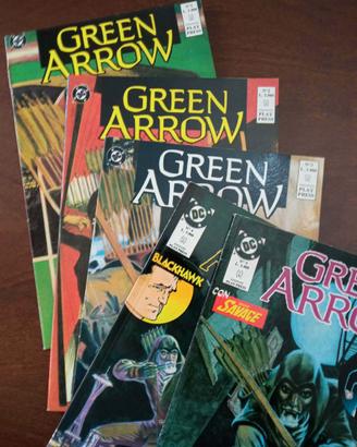 GREEN ARROW Play Press lotto 1- 5 DC Comics anni90