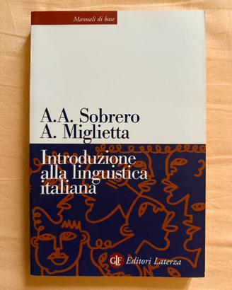 Libro “Introduzione alla linguistica italiana”